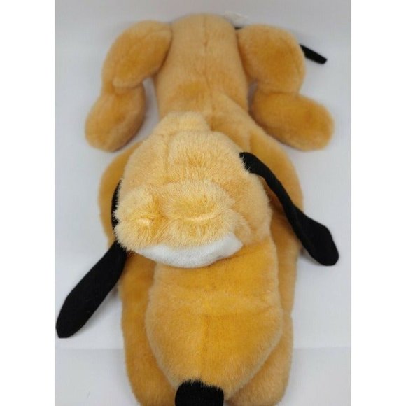 Disney Parks PLUTO Soft Plush Stuffed Bean Bag Dog Animal Doll 14" Green Collar - Picture 7 of 9